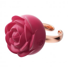 MizzZee - Rose Ring Vibrating Egg (Chargeable - Red Rose)